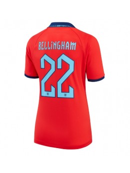 Billige England Jude Bellingham #22 Bortedrakt Dame VM 2022 Kortermet